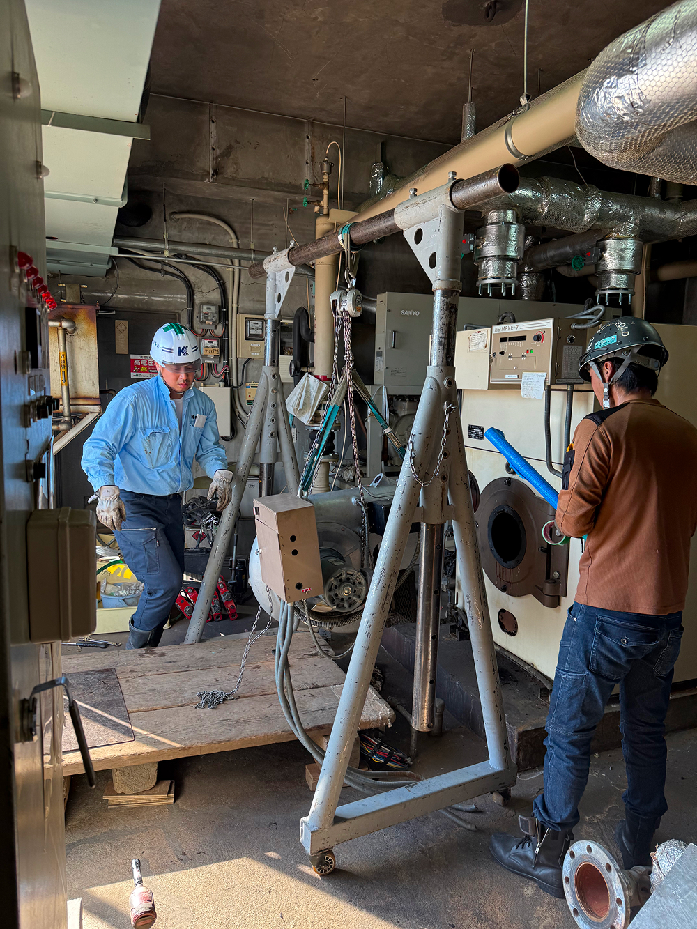 ボイラー更新工事