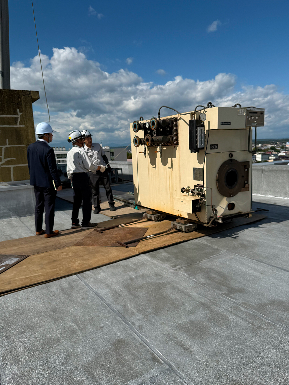 ボイラー更新工事