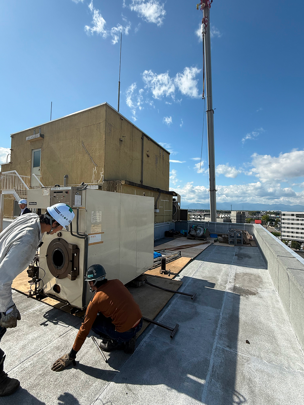 ボイラー更新工事