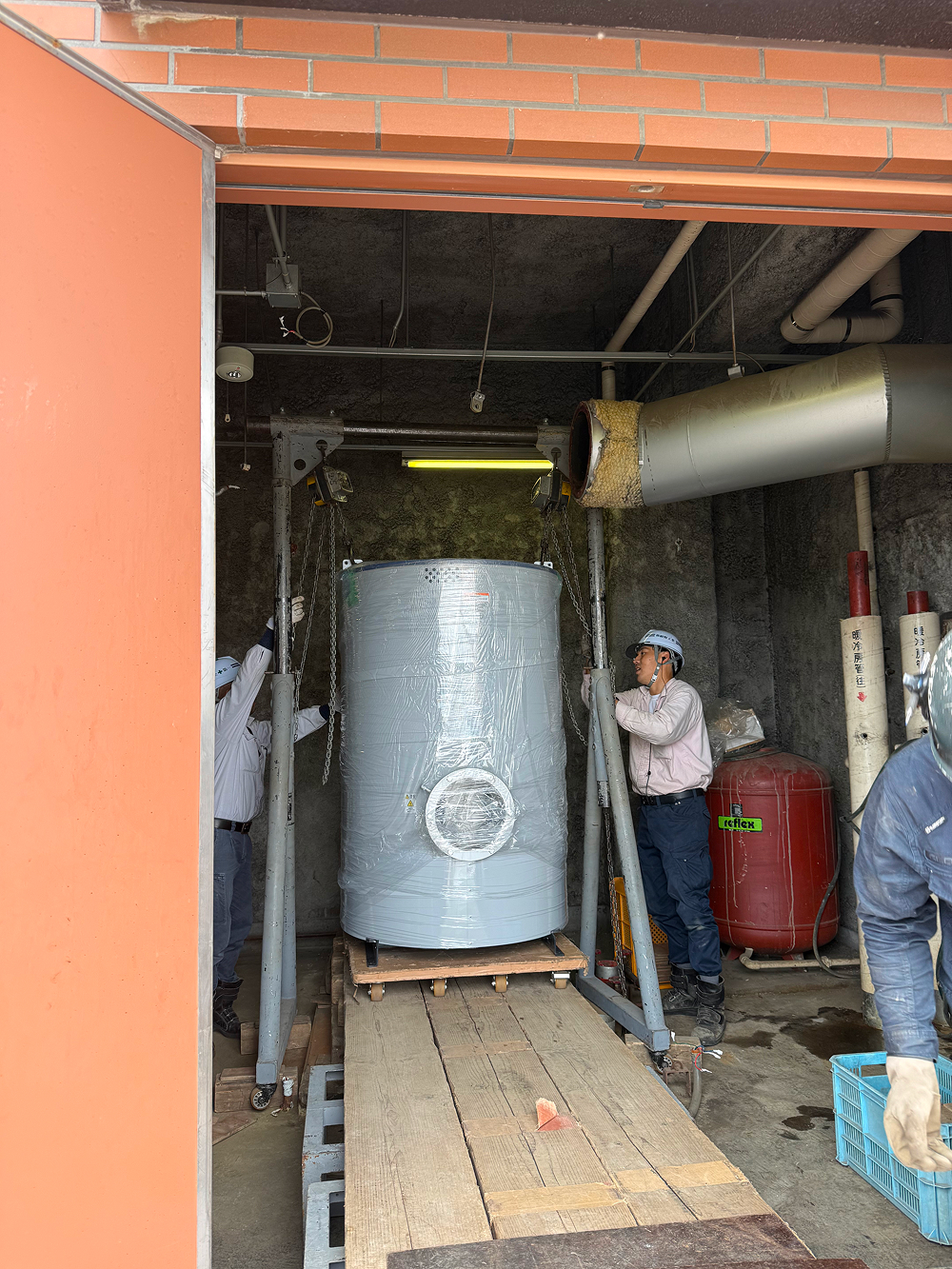 ボイラー他機器更新工事