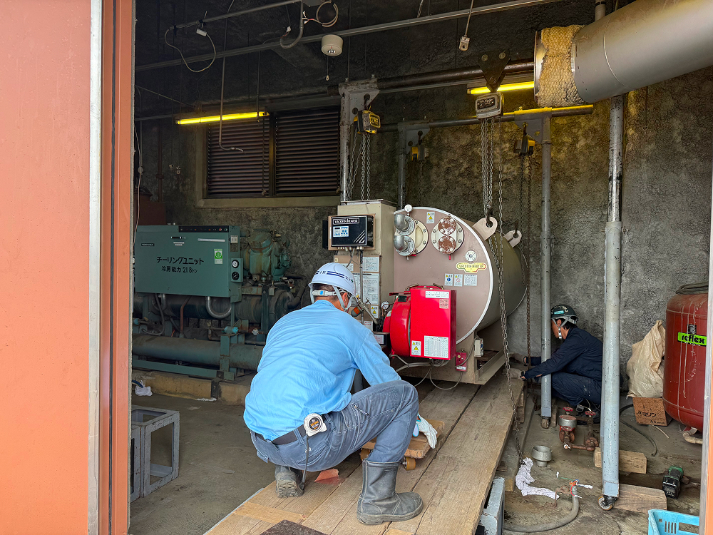 ボイラー他機器更新工事